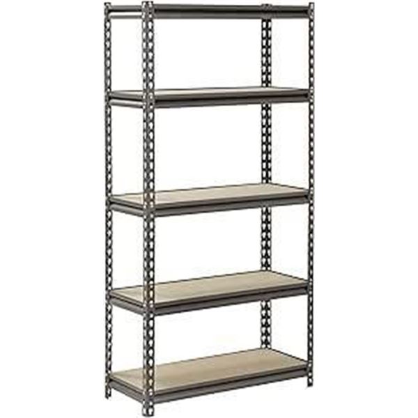 Muscle Rack UR301260PB5P-SV Silver Vein Steel Storage Rack, 30.5"x13"x3.5"