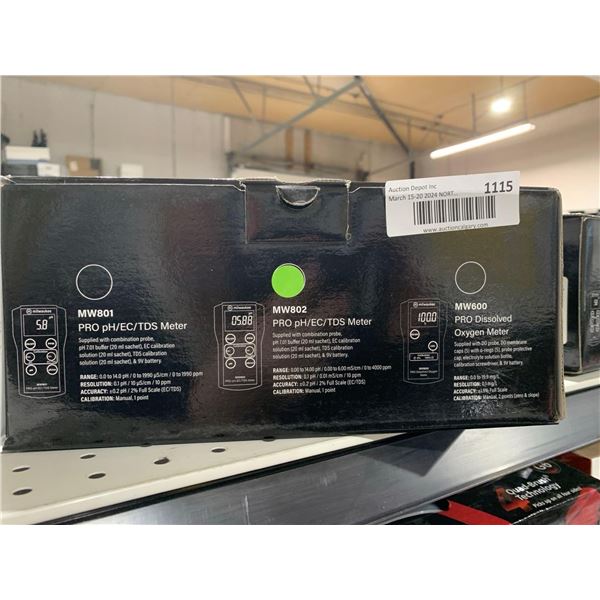 Milwaukee MW802 portable meter for soil testing