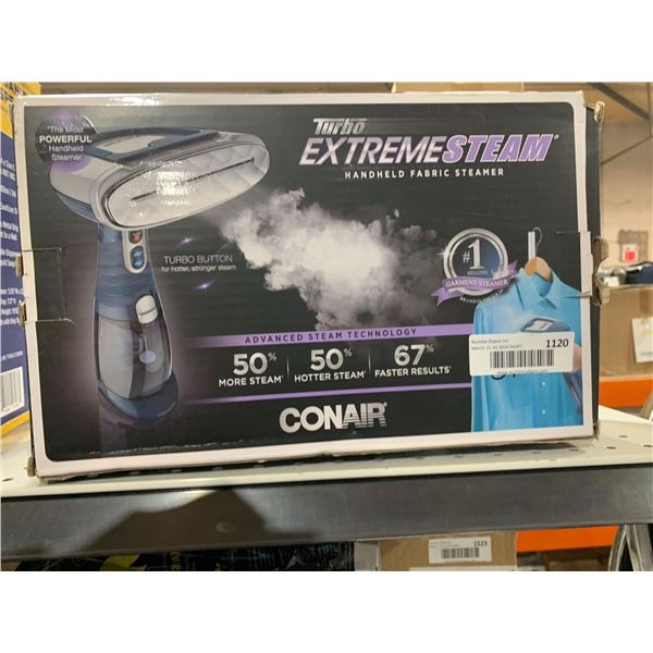 Conair turbo extreme steam handheld fabric steamer
