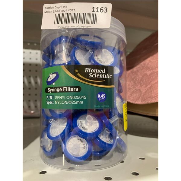 Biomed scientific syringe filters