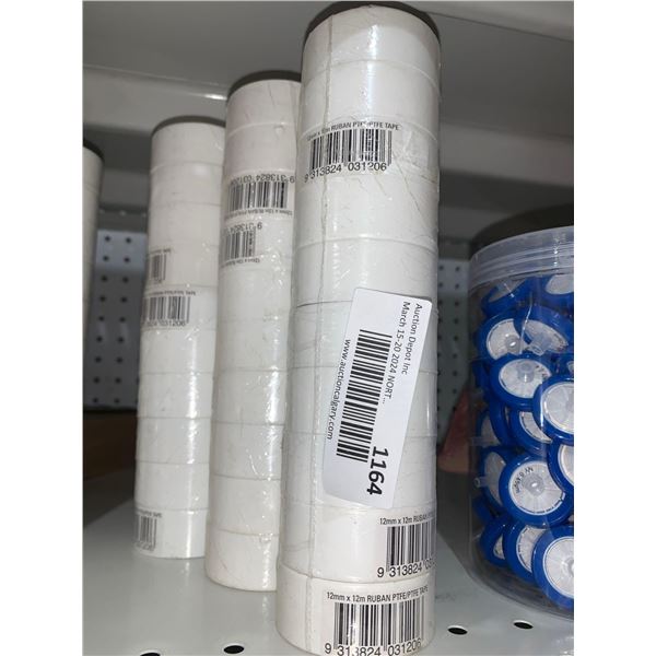 Lot of 30 rolls of teflon tape 12mmx12m
