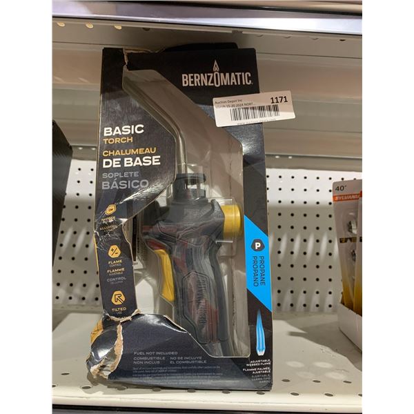 Bernzomatic basic propane powered torch