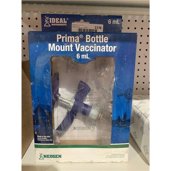 Prima bottle mount vaccinator / bottle mounted syringe