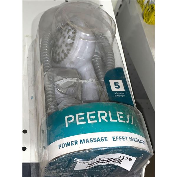 Peerless power massage shower head
