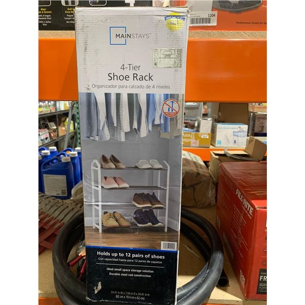 Main stays 4 tier shoe rack