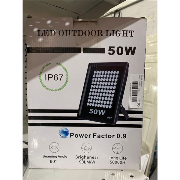 Power factor LED outdoor 50 watt light