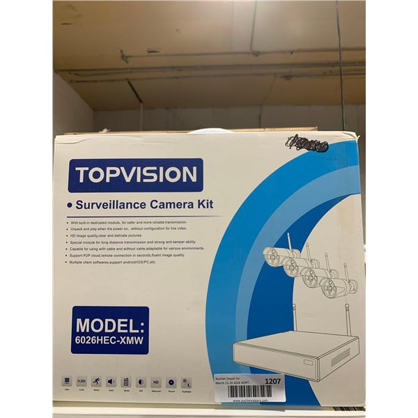 Topvision 4pv Surveillance Camera Kit