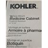 Image 2 : Kohler Surface Mount Medicine Cabinet 20"x24"