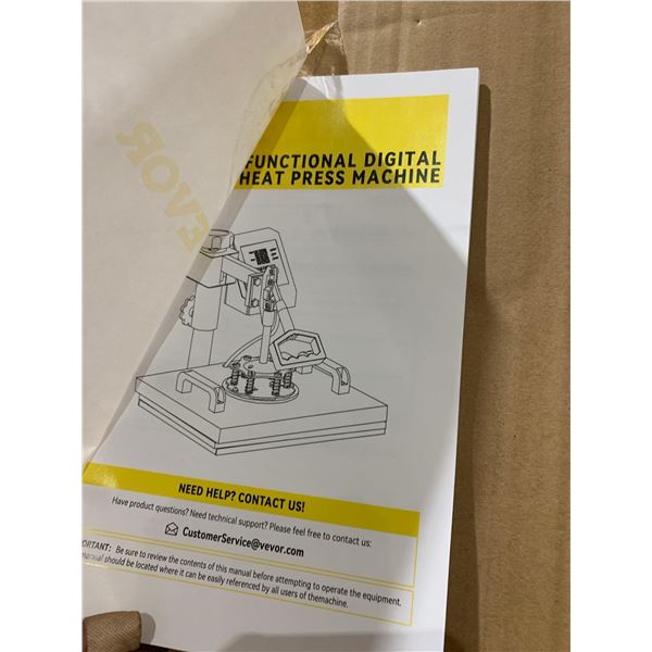 Vevor Multifuctional Digital Heat Press Machine