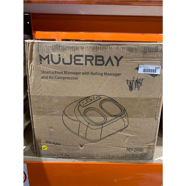Mujerbay Shiatsu Foot Massager w/ Rolling Massager and Air Compression RD-Z680