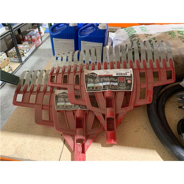 Lot of 2 Garant Rake It Up Rake Heads