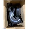 Image 1 : Box Lot of Black 2" Elbow Joints