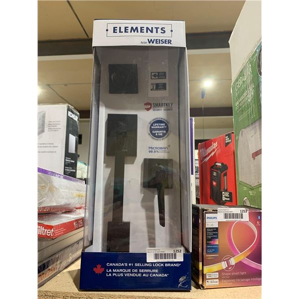 Elements by Weiser Exterior Door Hardware Set