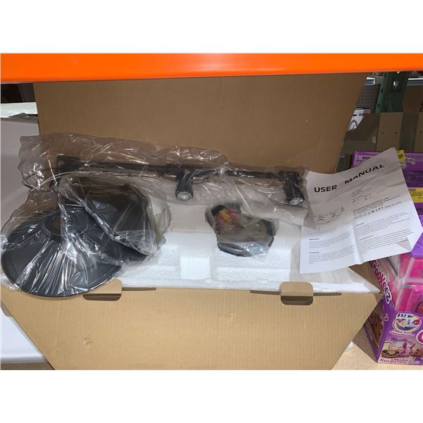 Black 3 Lamp Wall Mount Light Fixture