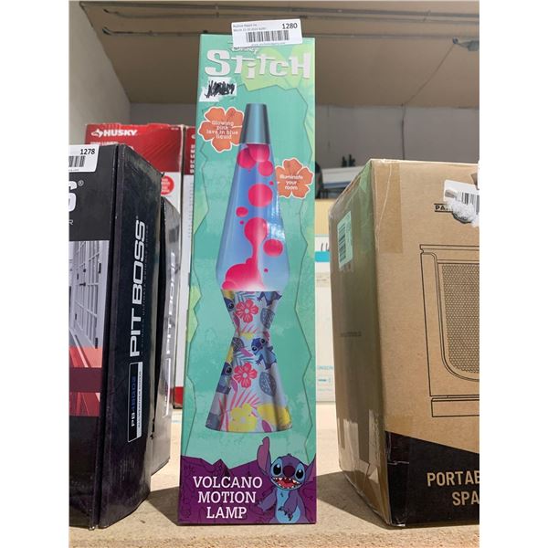 Disney Stitch Vilcano Motion Lamp