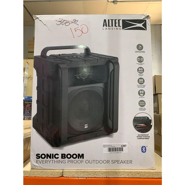 Altec Lansing Sonic Boom Everything Proof Outdoor Speaker