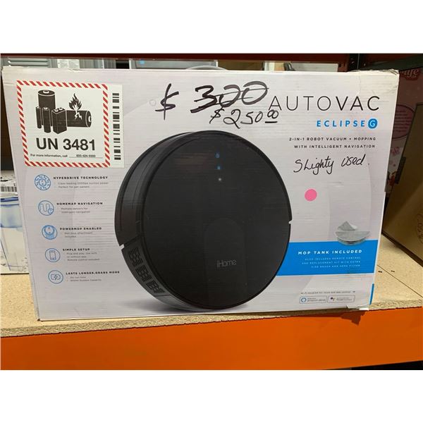 AutoVac Eclipse 2 in 1 Robot Vacuum + Mopping w/ Intelligent Navigation