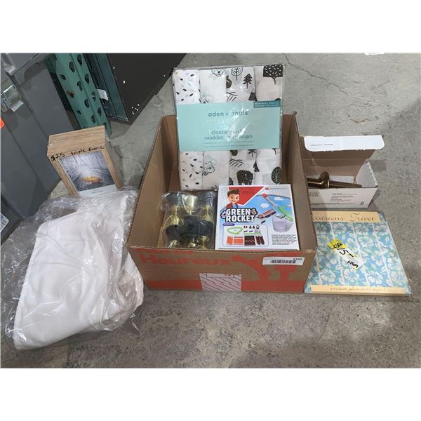 Box of Misc Household Items