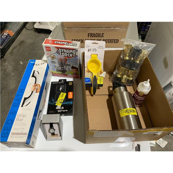 Box of Assorted Household Goods