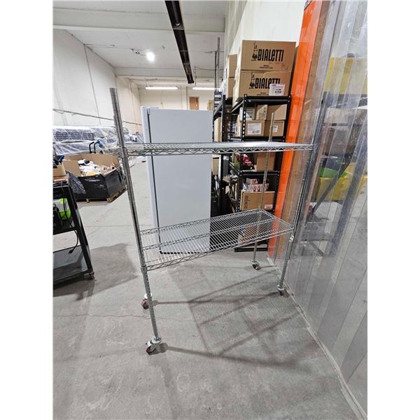 Commercial Rolling Rack on Casters 47x18x64"