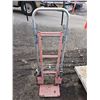 Image 1 : Two Wheeled Dolly/ Hand Truck - Folds Down to Become Flat Deck Hand Truck