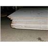 Image 3 : Lot of 9 Sheets of White Wood Paneling 4'x8'