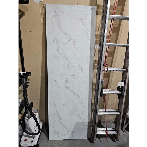 VT Industries Laminates-  Light Marble Worktop - 73.5x25x1"