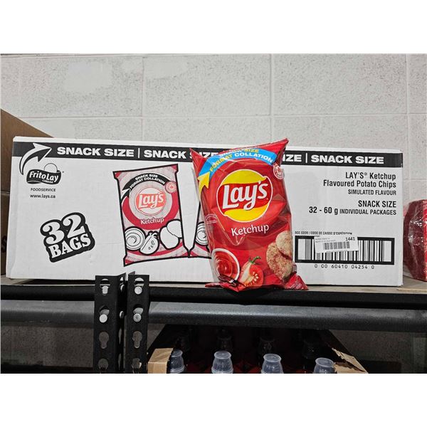 Lays Ketchup Potato Chips 32x60g