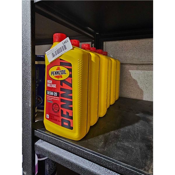Pennzoil High Mileage SAE 5W-20 Motor Oil 6x946ml