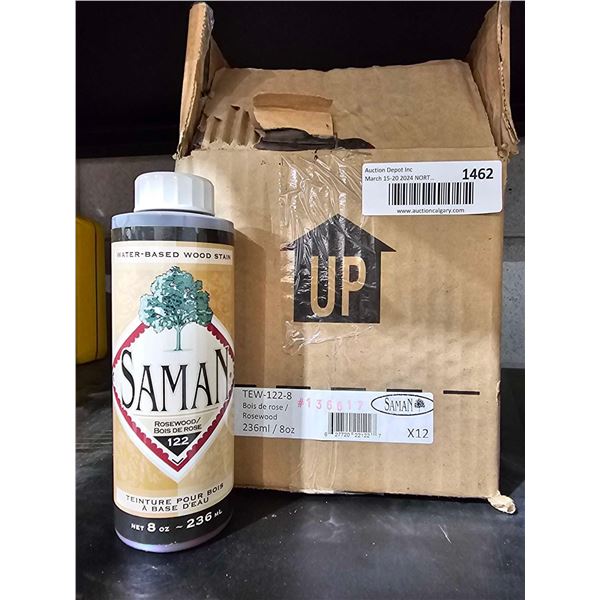 Saman "Rosewood" Wood Stain 12x236ml