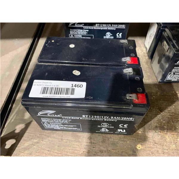 Ritar RT1290 (12V, 9AH/20HR) Lead-Acid Rechargable Battery