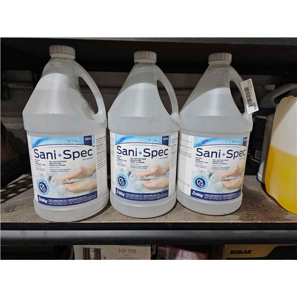Sani Spec Instant Hand Sanitizer 3x 3.8L