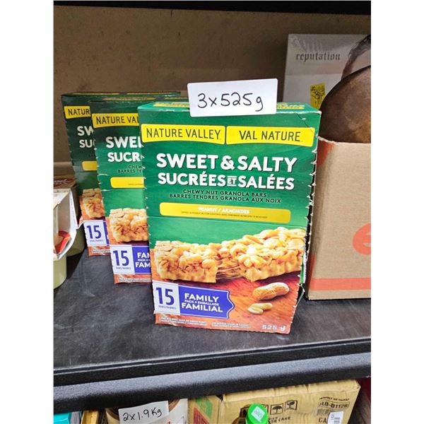 Nature Valley Sweet & Salty Peanut Granola Bars 3x525g