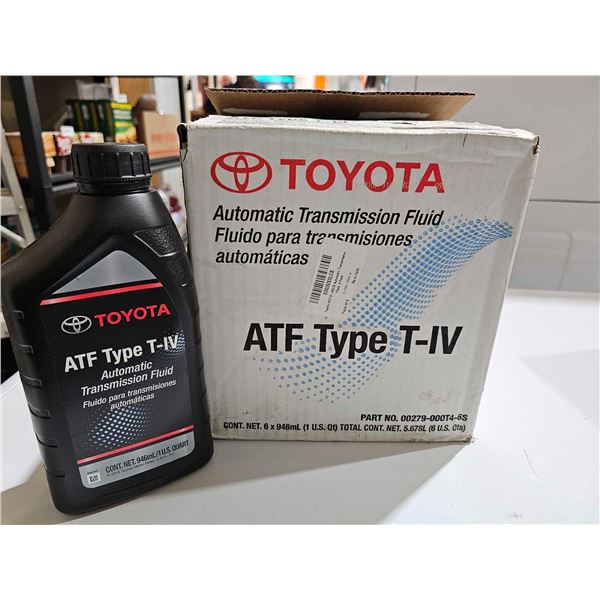 Toyota ATF Type T-IV Automatic Transmission Fluid 6x946ml
