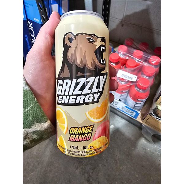 Grizzly Energy Orange Mango  - 12X473ML