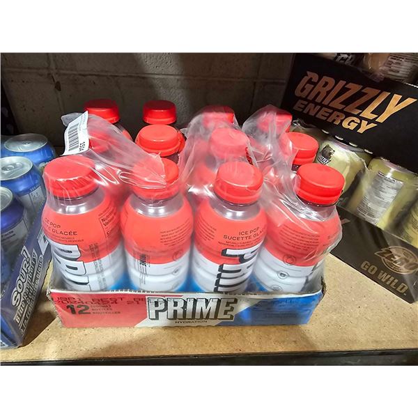 Prime Energy Drink Ice Pop - 12x 500ml
