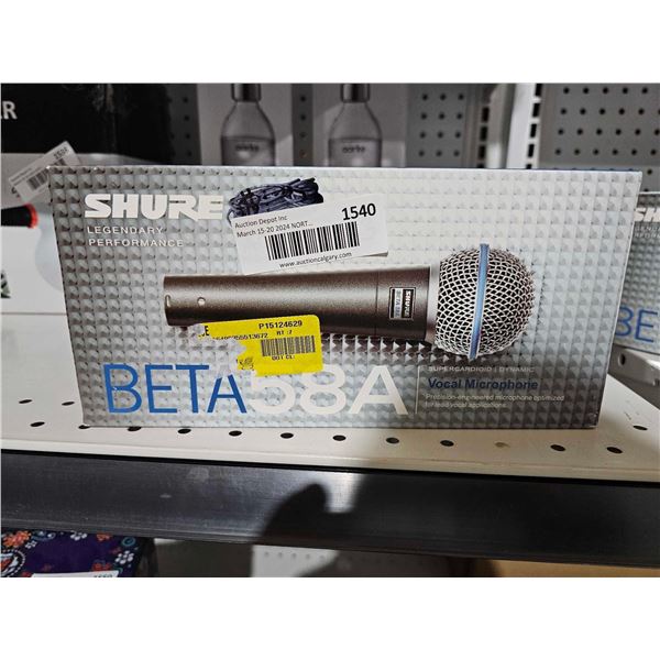 Shure Legendary Performance Beta 58A Microphone