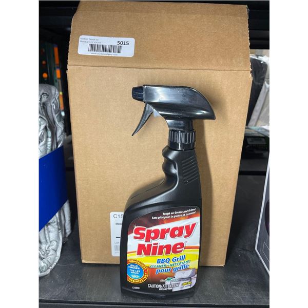 Spray nine bbq grill cleaner, 6x650ml