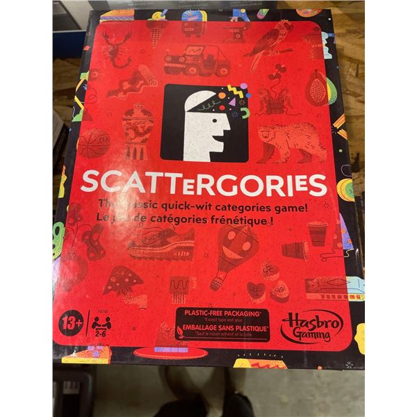 Scattergories classic board game