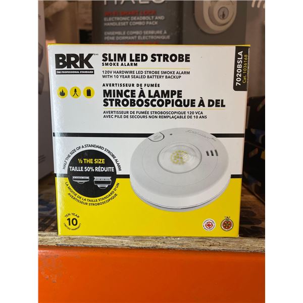 BRK slim LED strobe smoke alarm