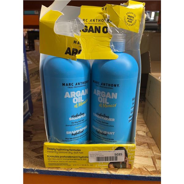 Marc Anthony argan oil hydrating shampoo and conditioner
