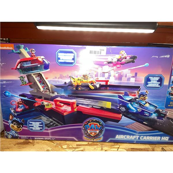 Paw patrol aircraft carrier HQ childrens toy