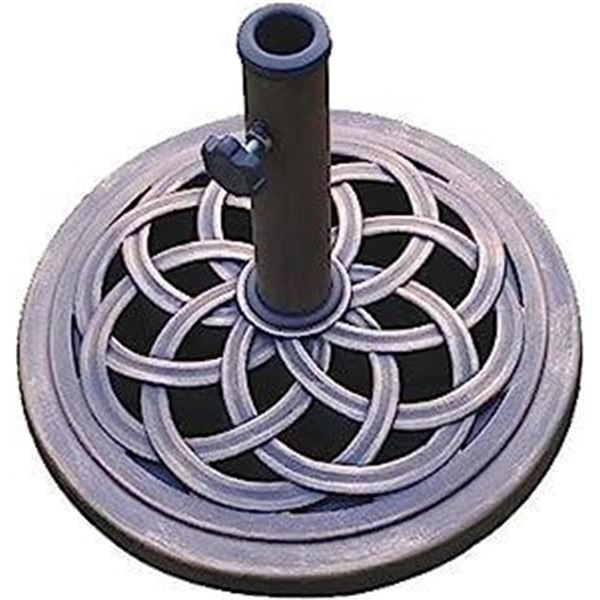 Bronze umbrella holder / umbrella base 18"