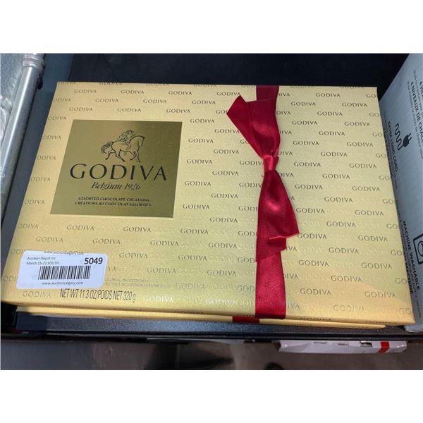 Godiva assorted Belgian chocolates