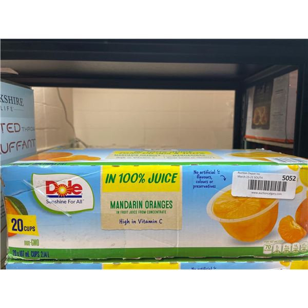 Dole mandarin orange slices in fruit juice 20x107ml