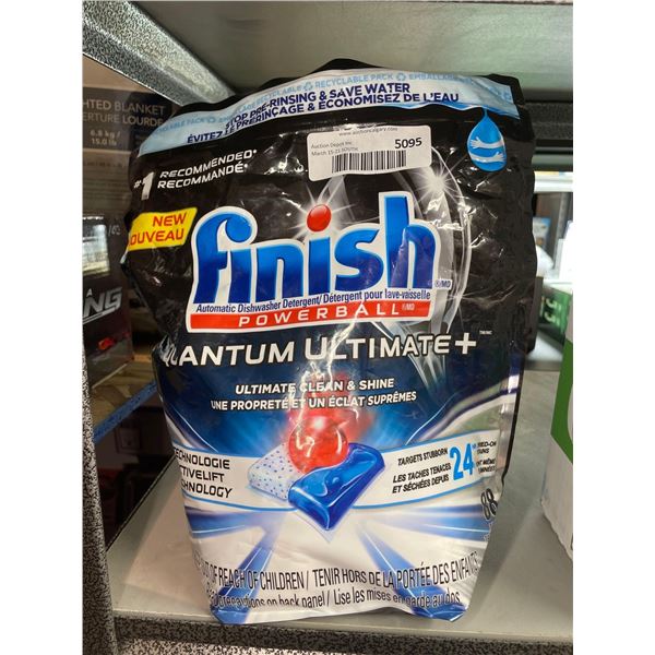 Finish powerball quantum ultimate+ dishwasher soap pods