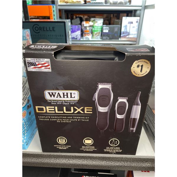 Wahl deluxe hair cutting and trimming kit