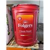 Image 1 : Folgers classic roast ground coffee 1.21kg