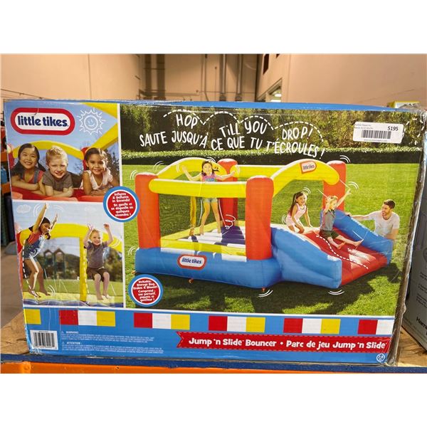 Little tikes inflatable jump and slide bouncy house