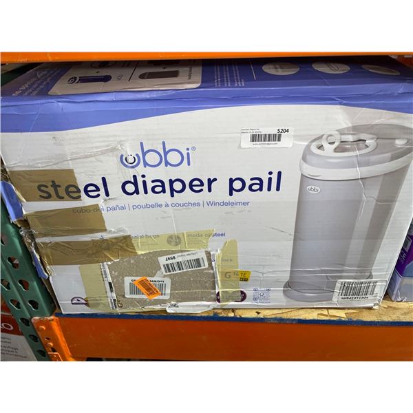 Ubbi steel diaper pail / diaper desposal